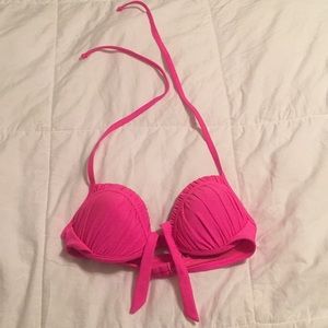 Bright Pink Bikini Top
